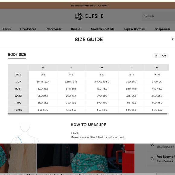 Cupshe tie-back 'monokini' swimsuit, new with tags! - Picture 12 of 14